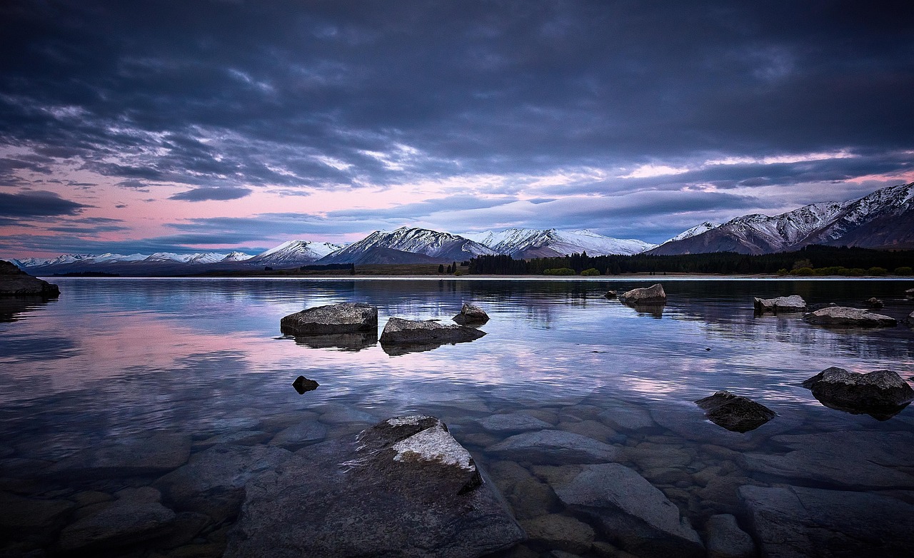 New zealand, lake takepo, mountains — CasinoLab Leaderboard Tips om Hoog op de Ranglijst te Komen